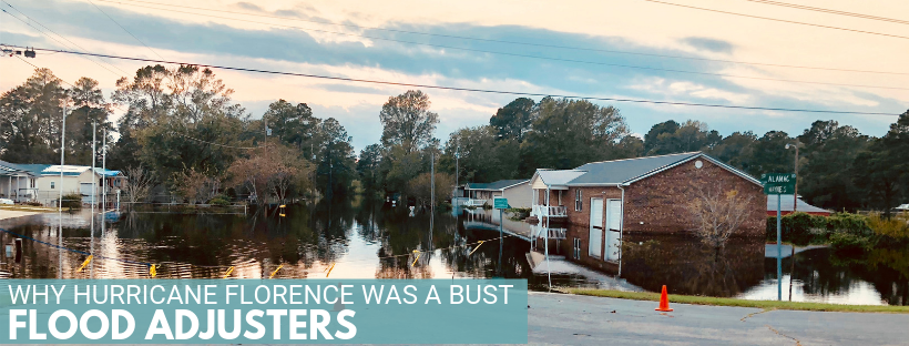 Why Hurricane Florence was a BUST for Flood Adjusters – September 2018